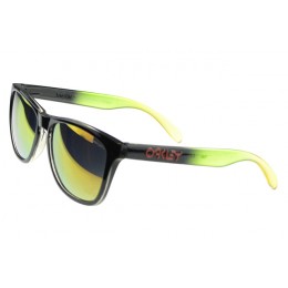 Oakley Sunglasses Frogskin green black Frame yellow Lens