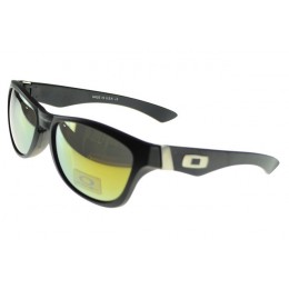 Oakley Sunglasses Frogskin black Frame yellow Lens Most Fashion Designs