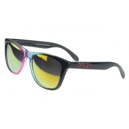 Oakley Sunglasses Frogskin black Frame yellow Lens Cool Style
