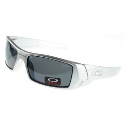 Oakley Sunglasses Gascan white Frame black Lens Discount