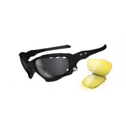 Oakley Sunglasses Jawbone Matte Black Black Iridium Vented Yellow