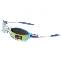 Oakley Sunglasses Juliet blue Frame yellow Lens Outlets US Original