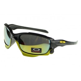 Oakley Sunglasses Monster Dog black Frame yellow Lens Quality And Quantity