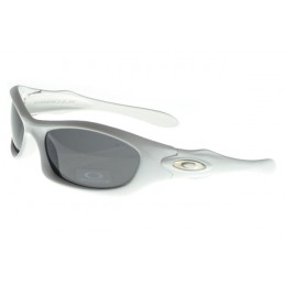 Oakley Sunglasses Monster Dog white Frame grey Lens Lowest Price Online